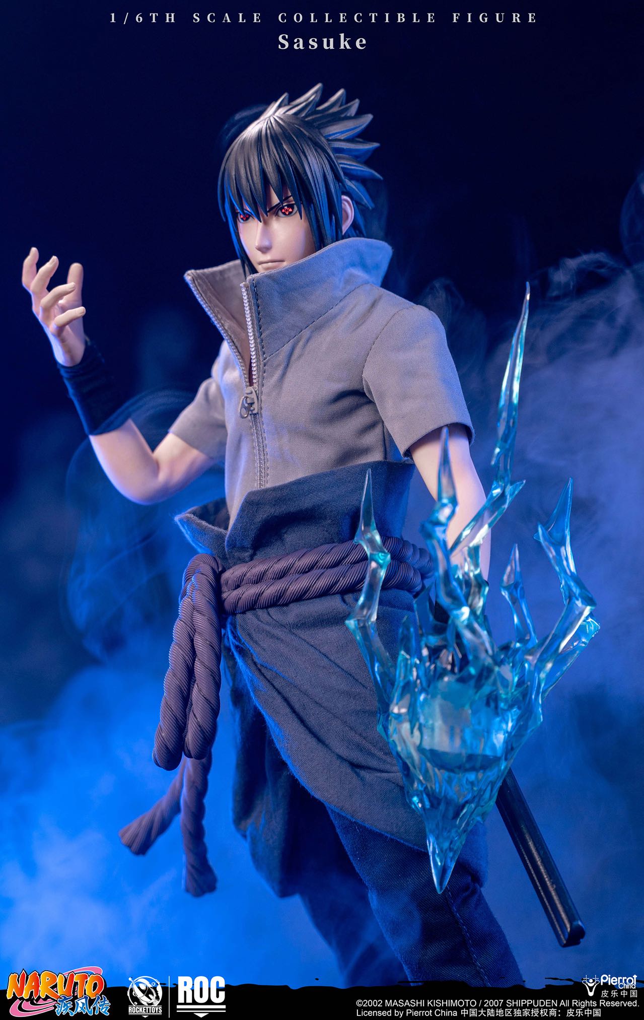 ROCKETTOYS Studio Naruto Shippuden Sasuke Uchiha 1/6 Scale Action Figure ROC-017 ROC-018 (Licensed)