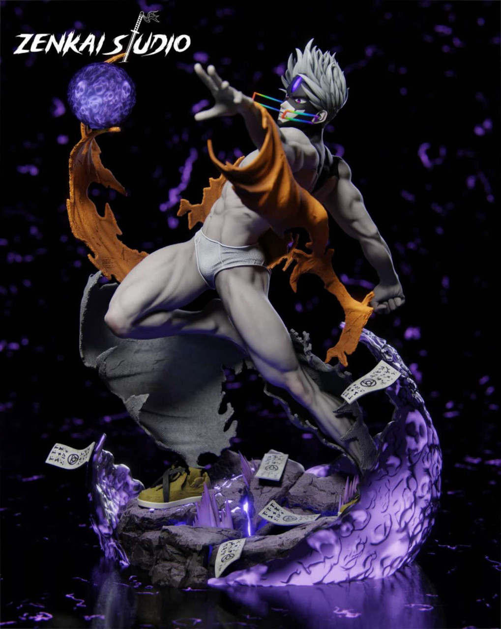 DanDaDan Jiji(Evil Eyes) with LED 1/6 Statue(GK) - Zenkai Studio 