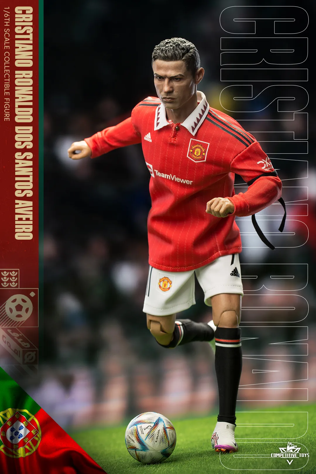 In-stock Competitive Toys Com002 1/6 Action Figure 2022 World Cup  Cristiano Ronaldo