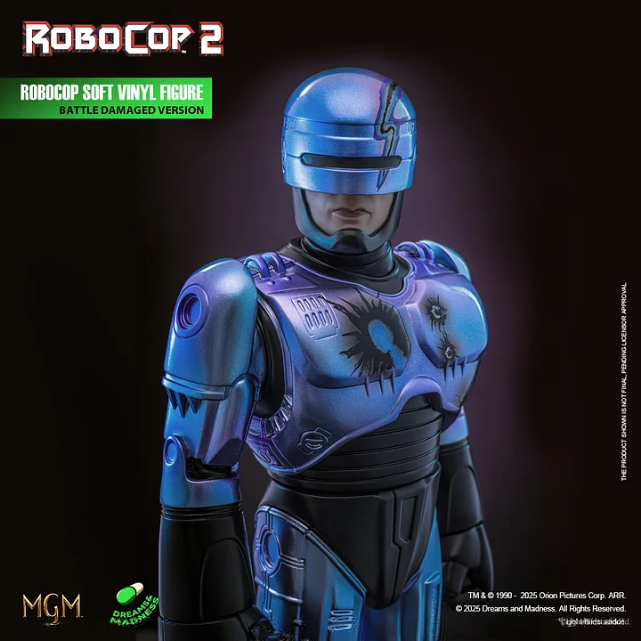 Official MGM Licensed Robocop Soft Vinyl DM003 & DM004 Action Figure - MGM Studio 