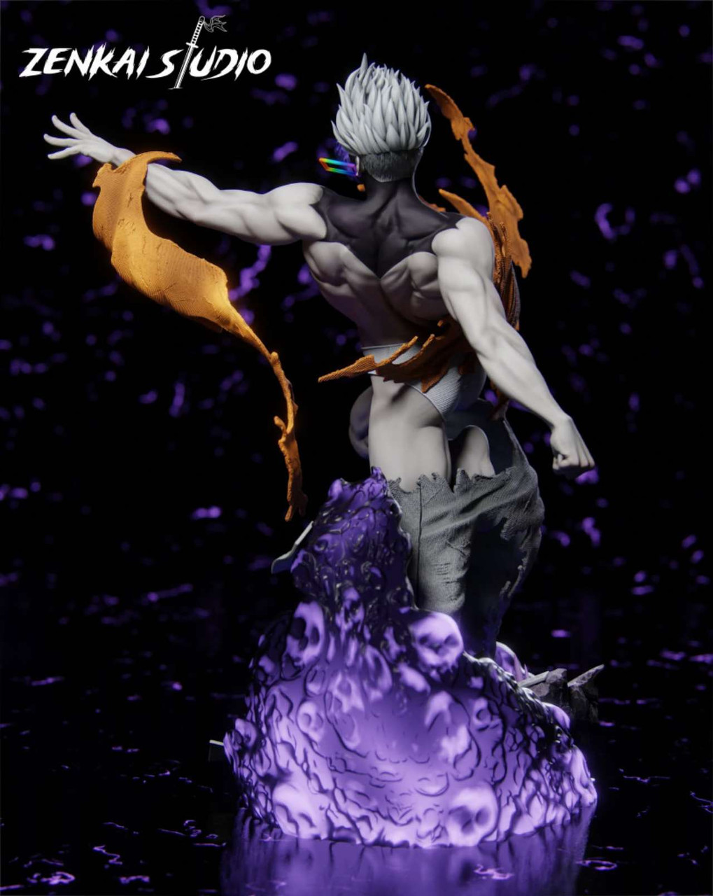 DanDaDan Jiji(Evil Eyes) with LED 1/6 Statue(GK) - Zenkai Studio 