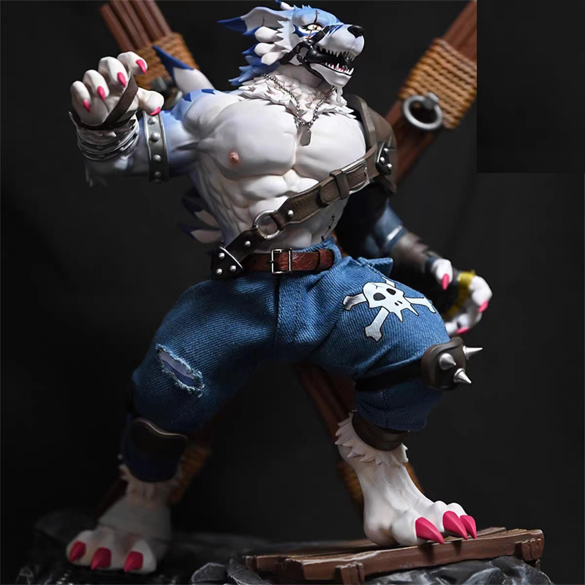 Digimon Garurumon Statue GK (Adult 18+)-Shibadon Studio Pre-sale