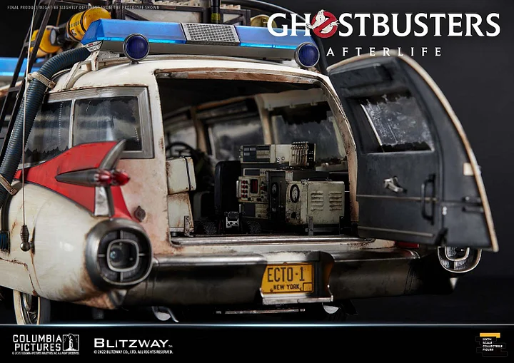 Blitzway- Ghostbusters – ECTO-1 -BW-UMS 11901-Accessories Statue 