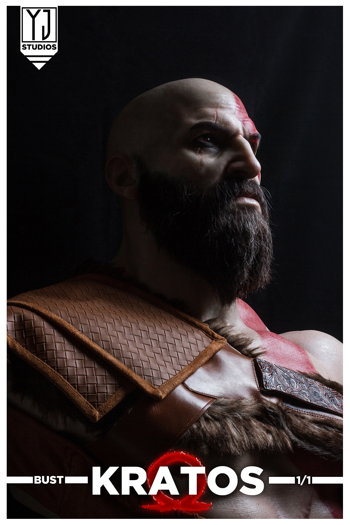 YJ Studio God Of War4 Kratos 11 BUST