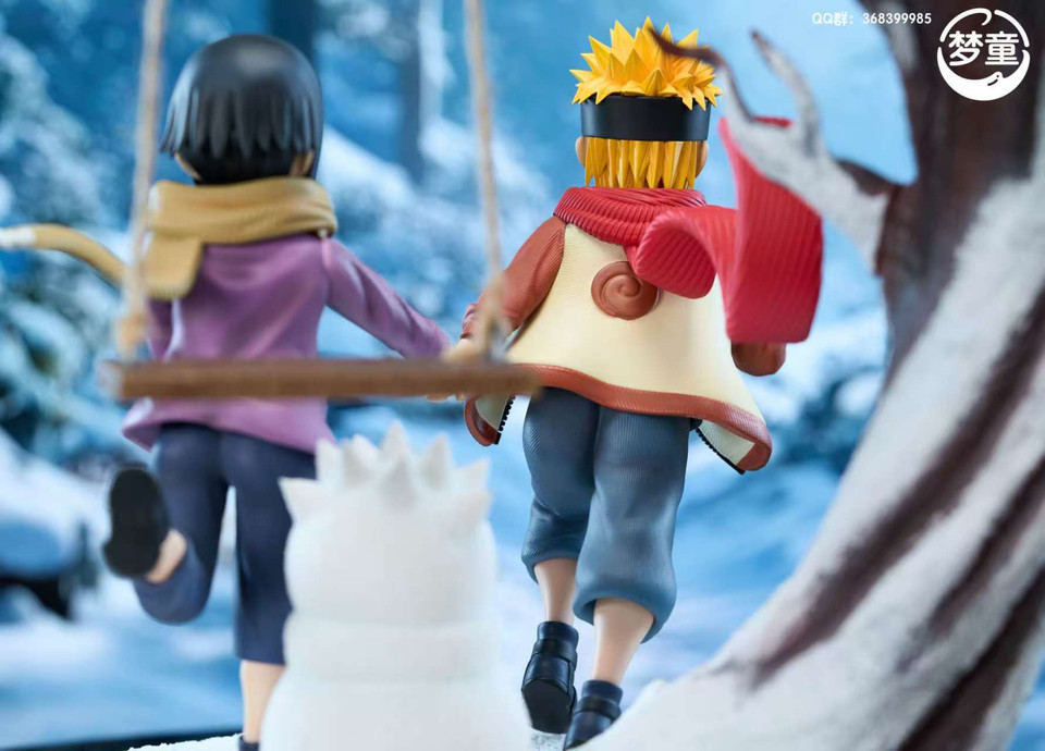 Naruto childhood Naruto & Hinata Statue(GK)-Meng Tong Studio Pre-sale