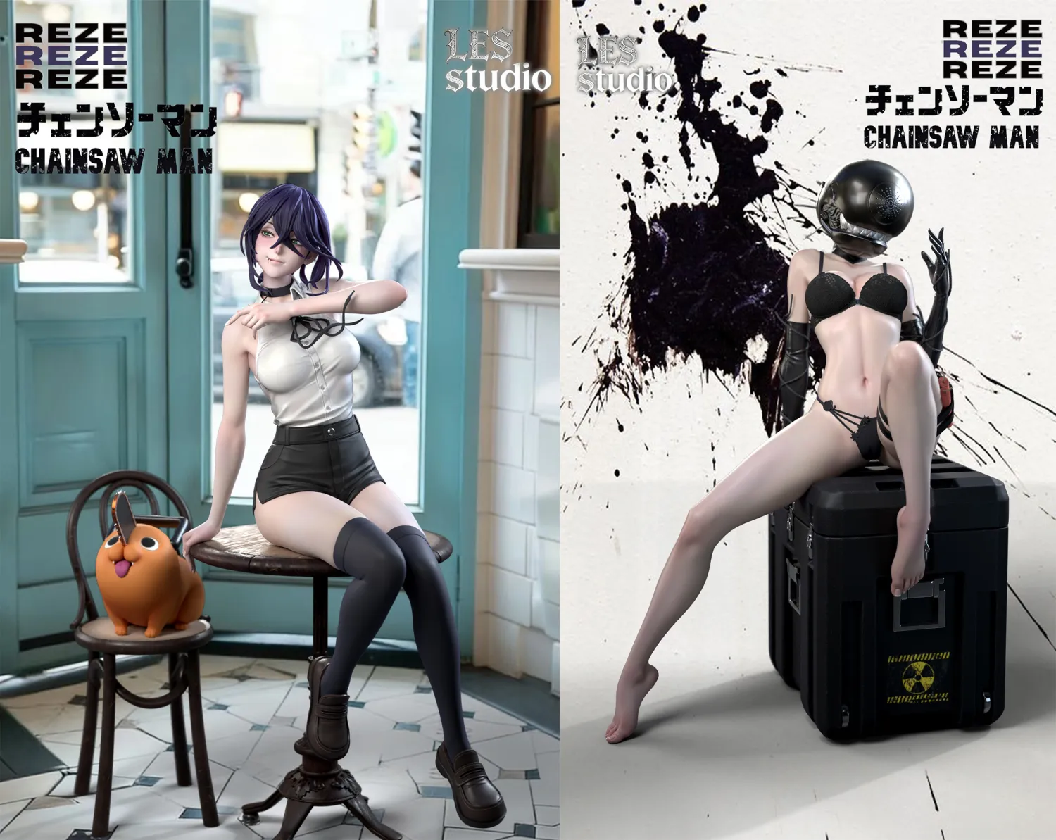 LES Studio - Artist Series Reze Chainsaw Man Statue 