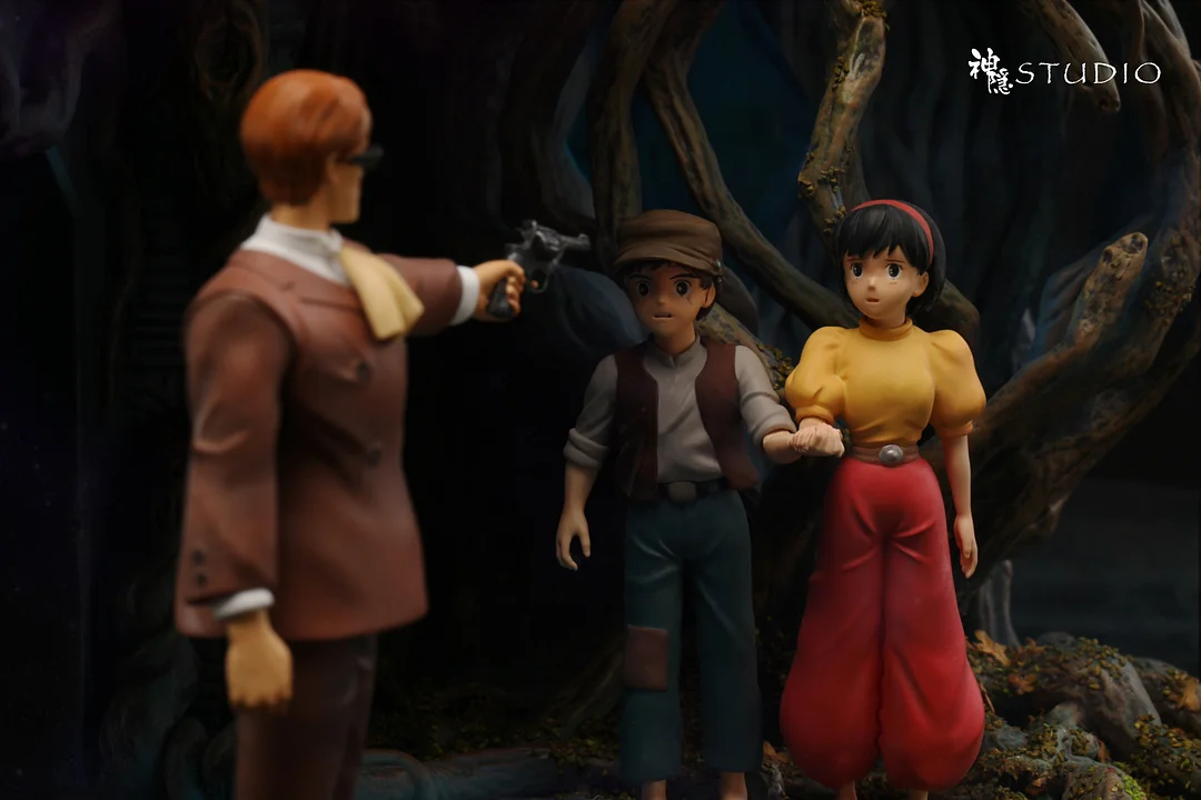 In stock - Rebirth of Balse Laputa with LED - Laputa: Castle in the Sky  Statue(GK) - ShenYin Studio -KWII-GK