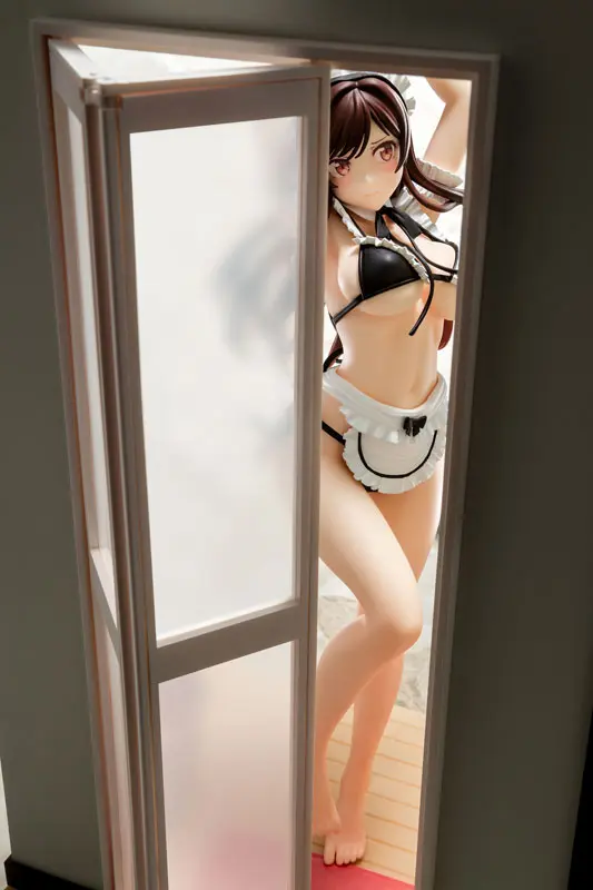 HAKOIRI MUSUME - Rent-A-Girlfriend Chizuru Mizuhara Maid Bikini ni Okigae Figure 1/6 Complete Figure (Licensed)Statue