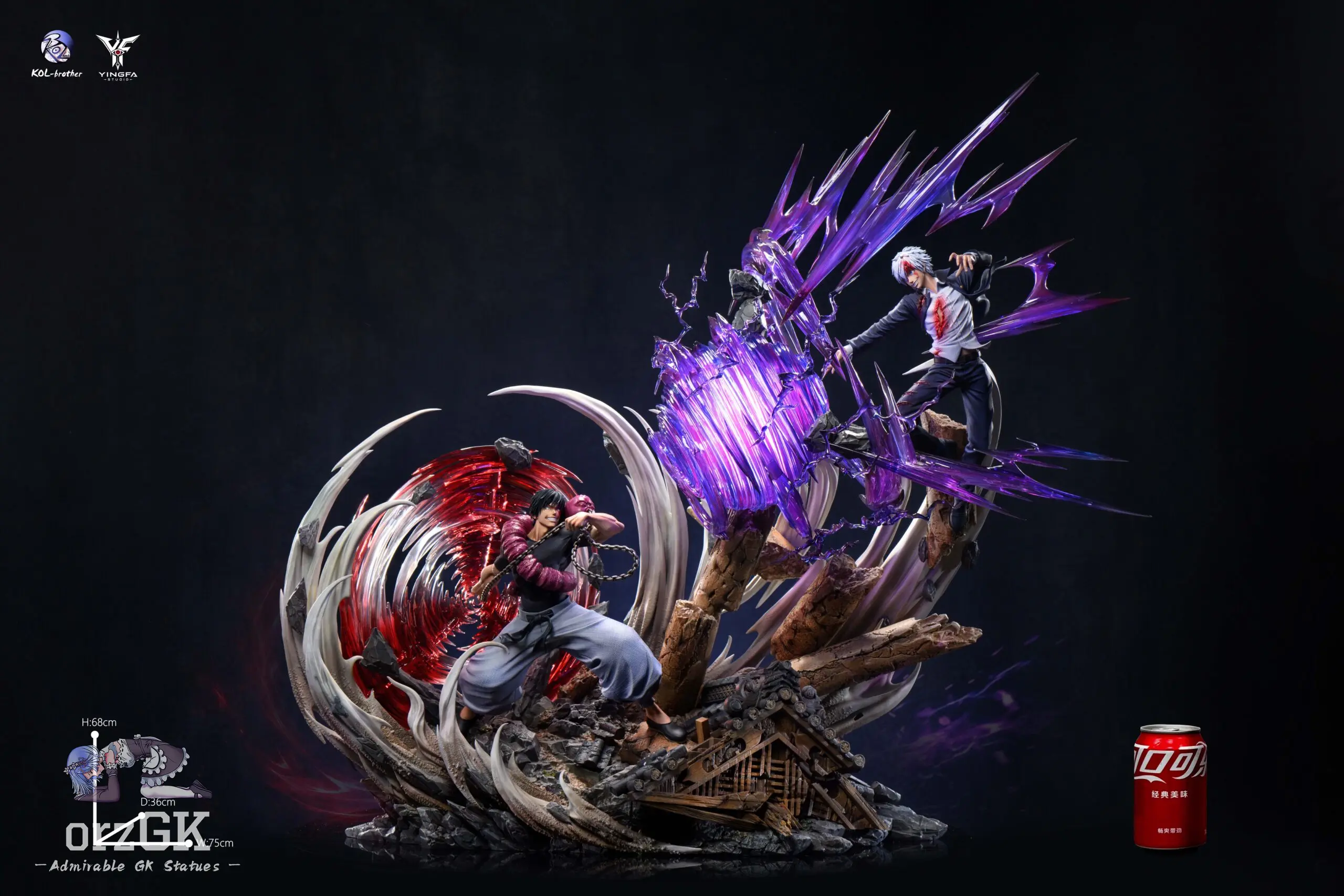 Kol Brother Studio YINGFA Studio Jujutsu Kaisen Toji Fushiguro Satoru Gojo statue