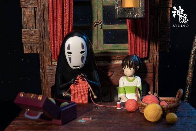  Spirited Away Silhouette Moment Series Spirited Away No-Face Man & Chihiro Ogino Statue(GK)Shen Yin Studio -KWII-GK