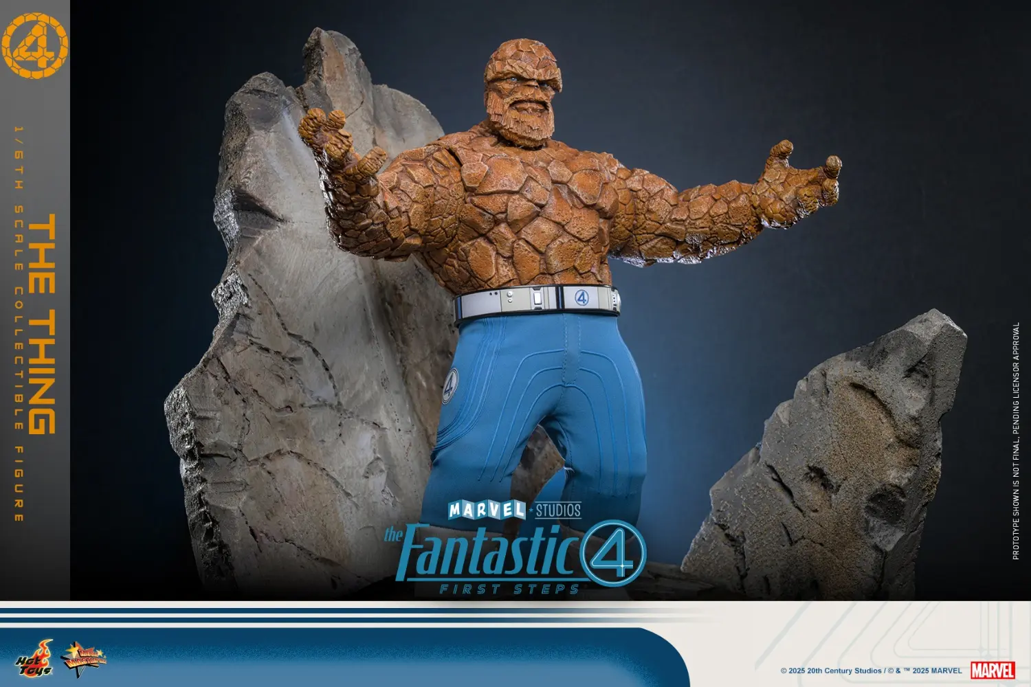 Hottoys - The Fantastic Four: First Steps Galactus Jumbo Sofvi Figure & The Thing SMS001J MMS813 (Licensed)1/6 Statue(GK)