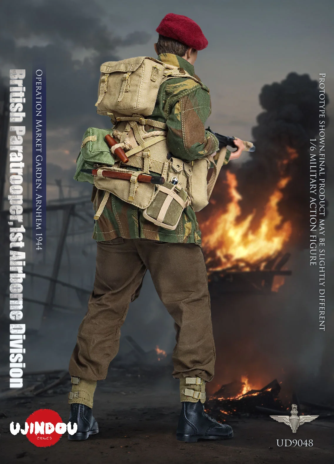 British Paratrooper 1st Airborne Division Operation Market Garden Arnhem 1/6 Action Figure Statue(GK)-UJINDOU-KWII-GK