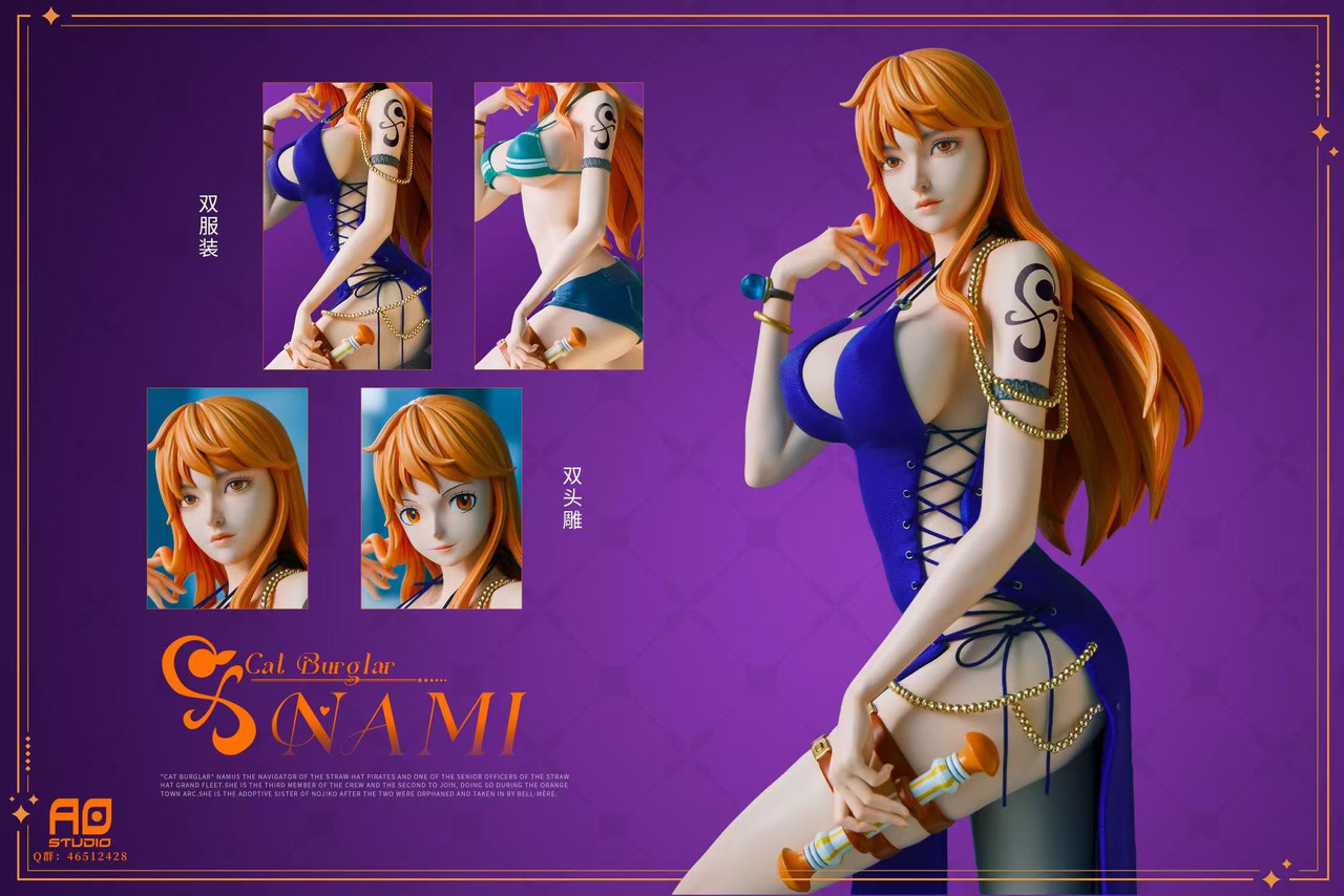 One Piece Nami 1/4 & 1/6 Statue(GK) (Adult 18+)-AO Studio