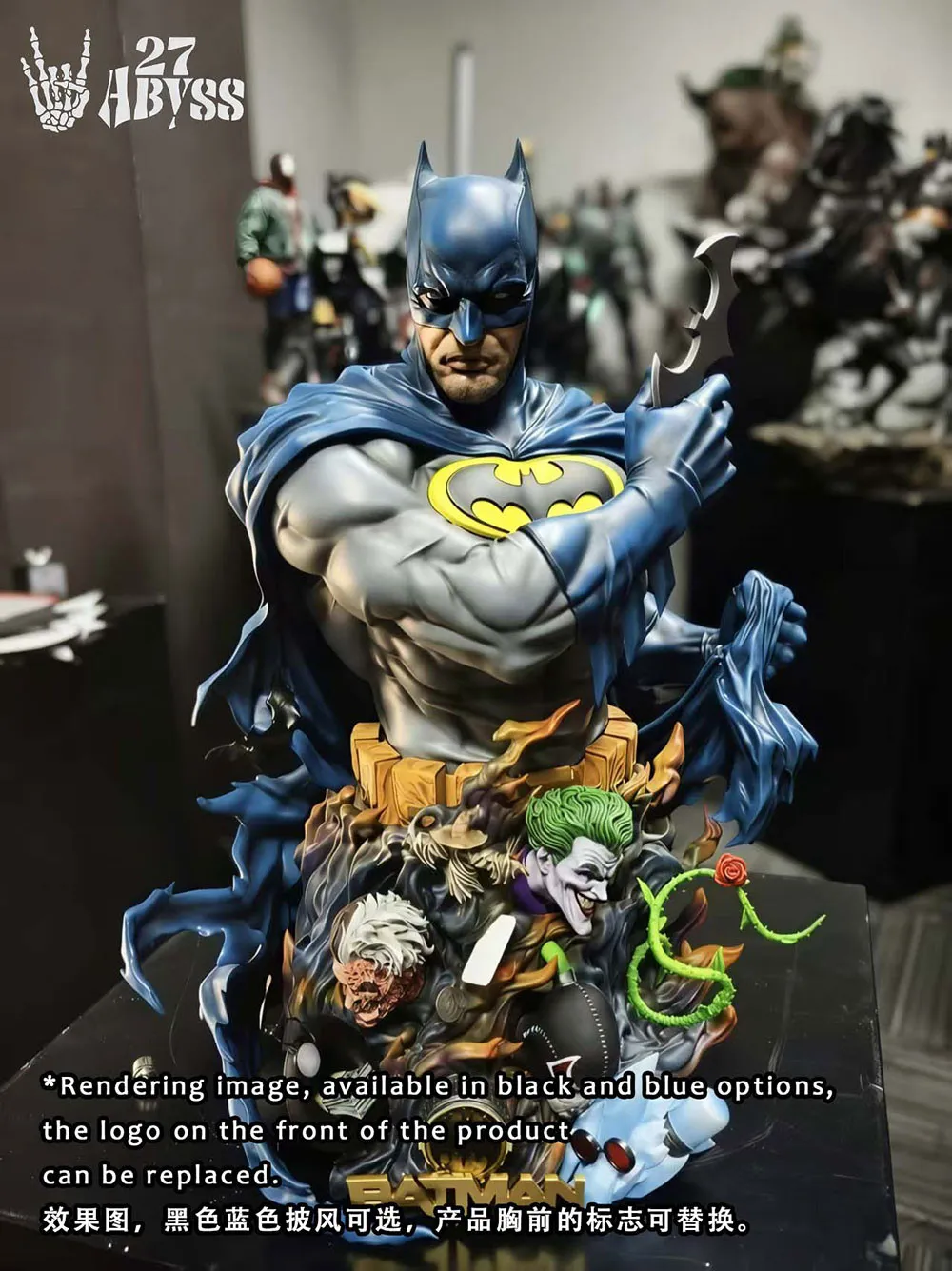 27abyss Studio - Batman Bust DC Comics Statue