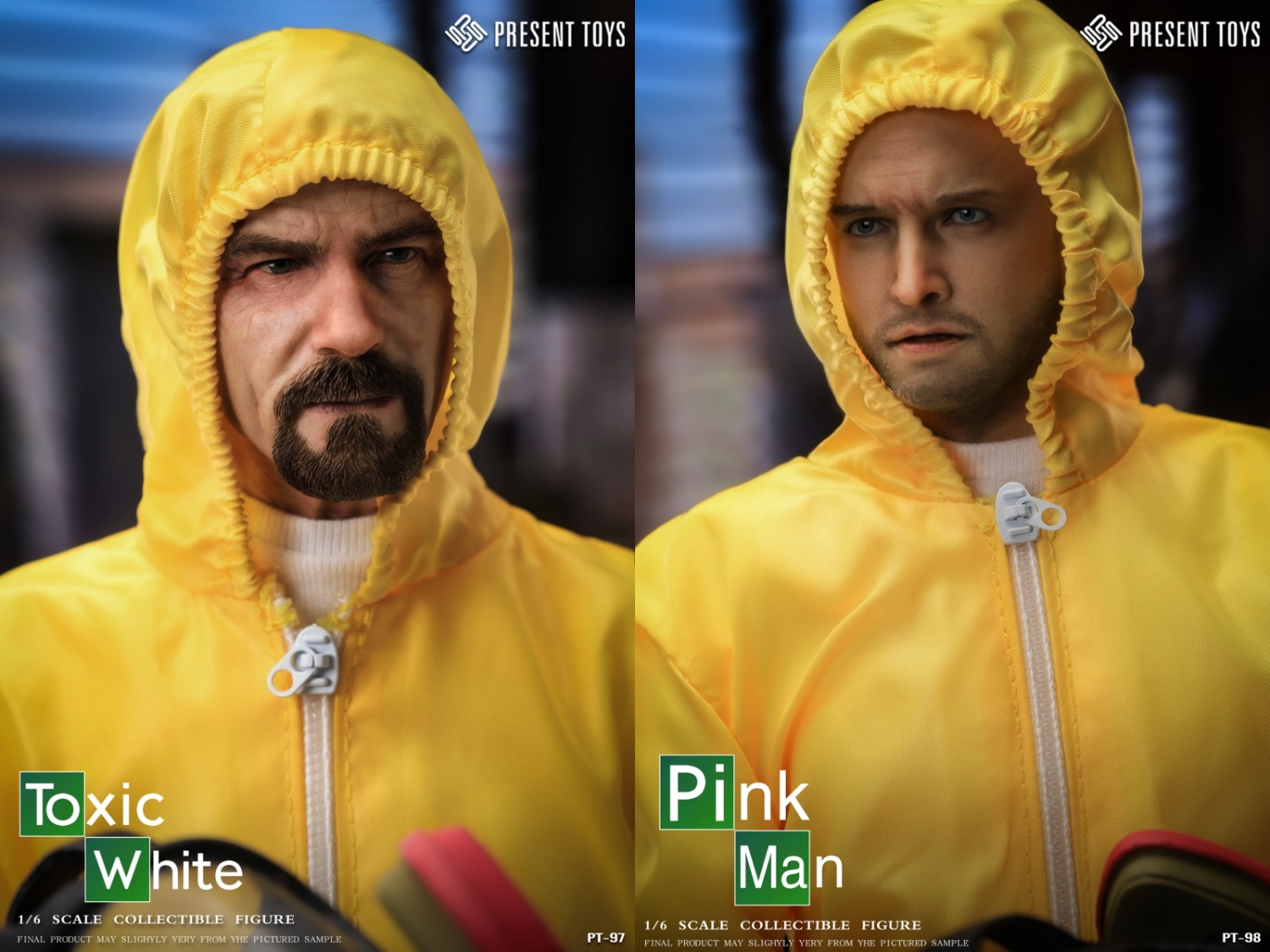 Breaking Bad 1/6 collectible toy Toxic White & Pink Man & Toy Scenario Accessories PT-SP97 PT-SP98 PT-SP99 Statue (GK) -PRESENTTOYS-KWII-GK