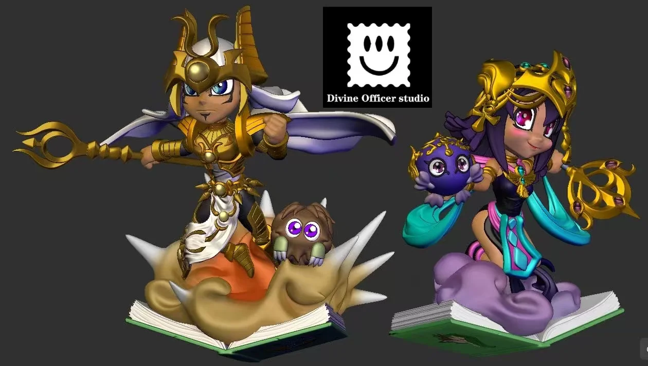 Divine Officer Studio - Yu-Gi-Oh Cartoon Mana & Mahad Statue(GK)