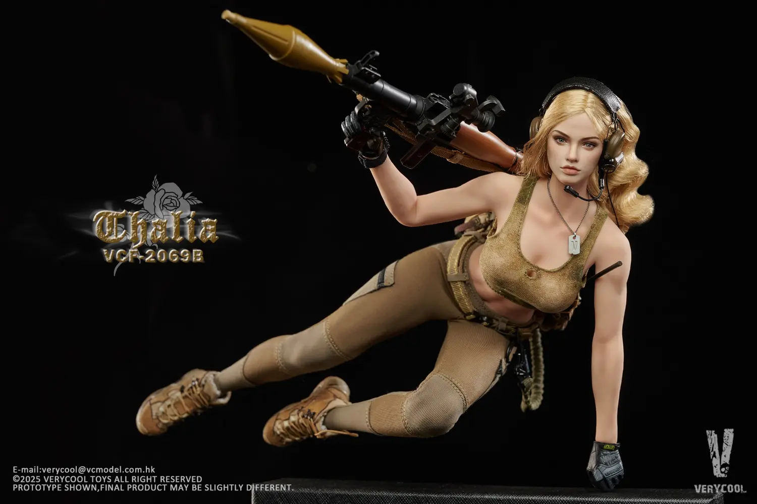VERYCOOL -VCF-2069 Desert female soldier -Thalia (Licensed) 1/6 Scale Action Figure 
