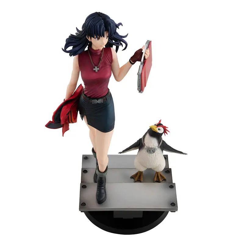 MegaHouse - GALS Series Rebuild of Evangelion Misato Katsuragi & Penpen Complete Figure (Licensed)  Statue(GK)