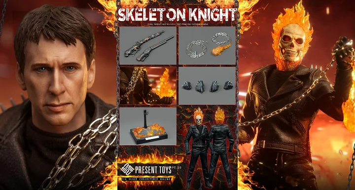In stock-Skeleton Knight (PT-sp59) 1/6 Action Figure -PRESENT TOYS