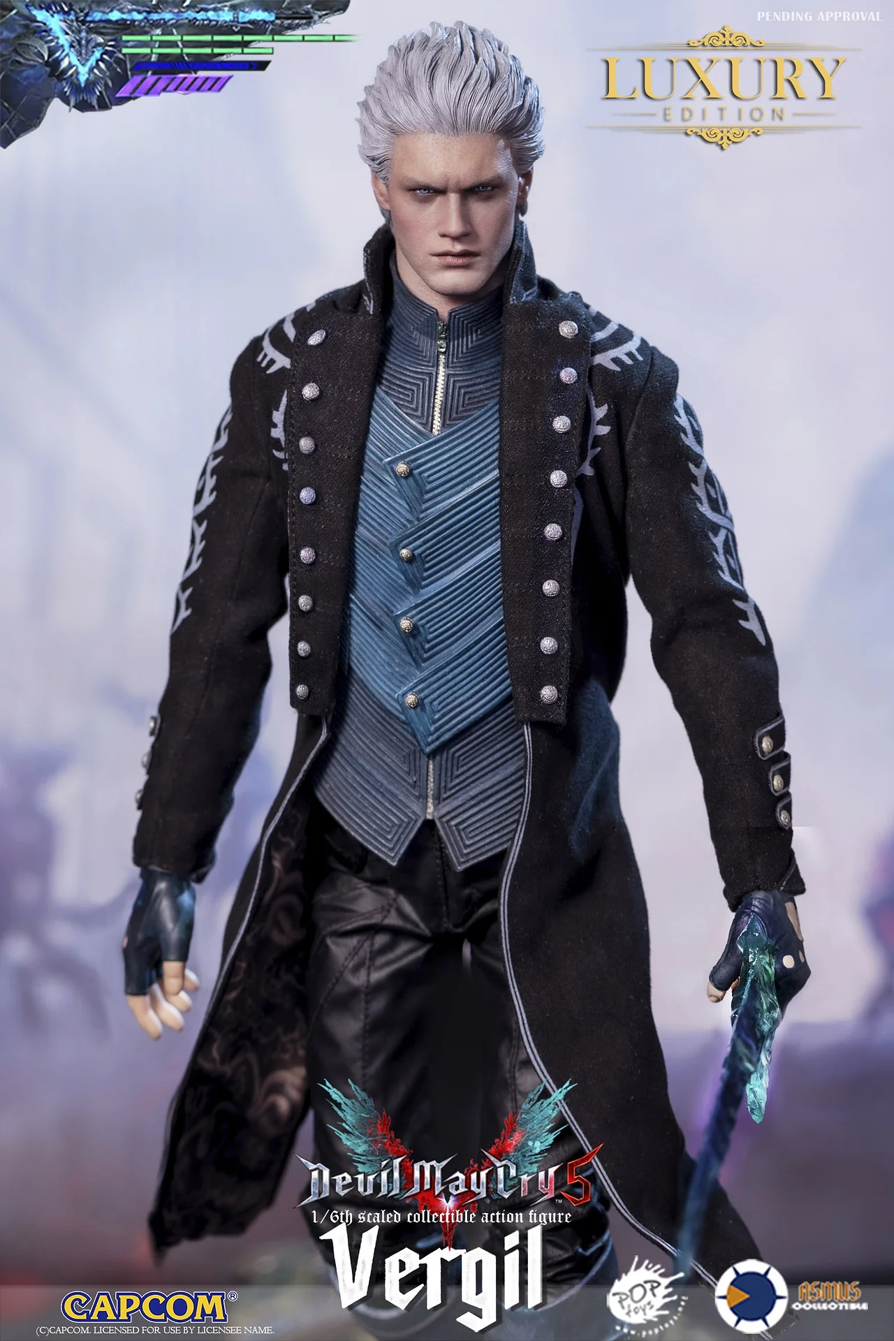Devil May Cry 5 1/6 Vergil Deluxe Version DMC500LUX Action Figure -ASMUS TOYS