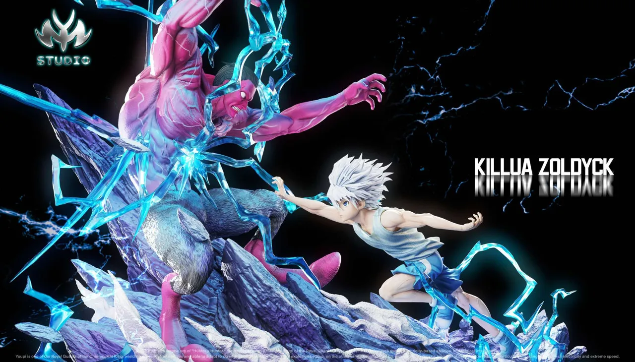 MY Studio - HUNTER×HUNTER Killua Zoldyck vs Menthuthuyoupi Statue