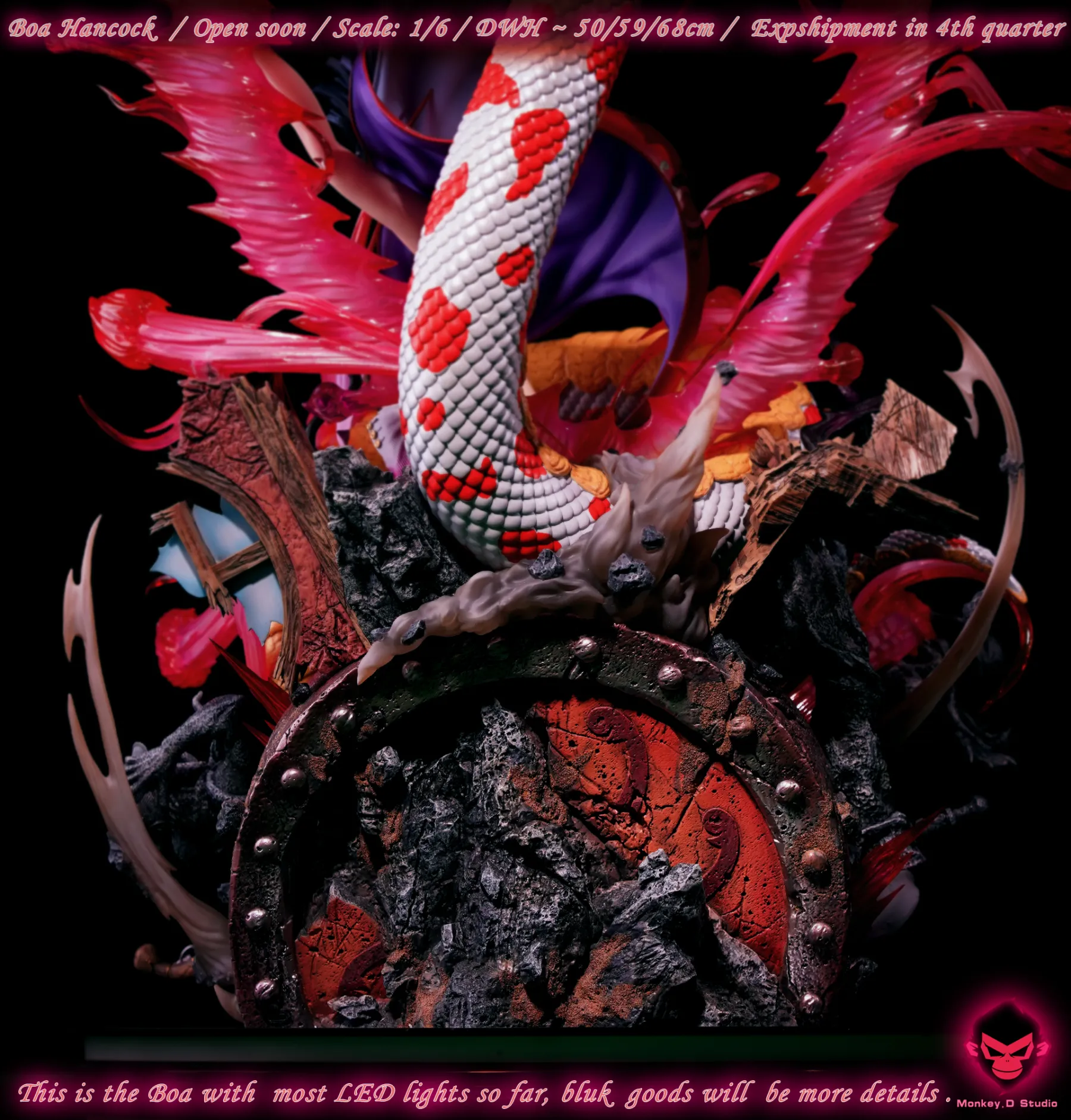 ONE PIECE THE PIRATE EMPRESS BOA HANCOCK 1/6 Statue(GK) -MONKEY D STUDIO