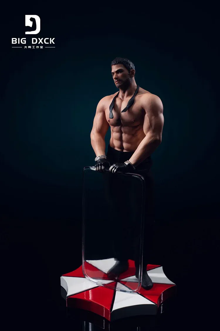 IN STOCK-1/6 MUSCLE GENTLEMAN CHRIS REFIELD STATUE-BIG DXCK STUDIO