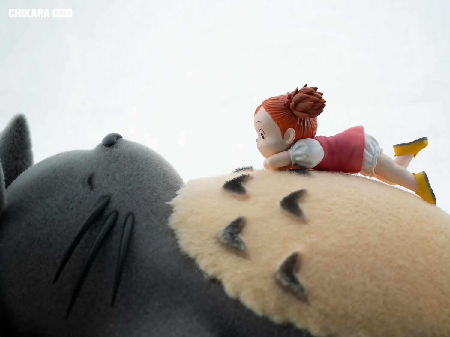 CHIKARA Studio -  My Neighbor Totoro Sleeping Totoro and Mei Statue 