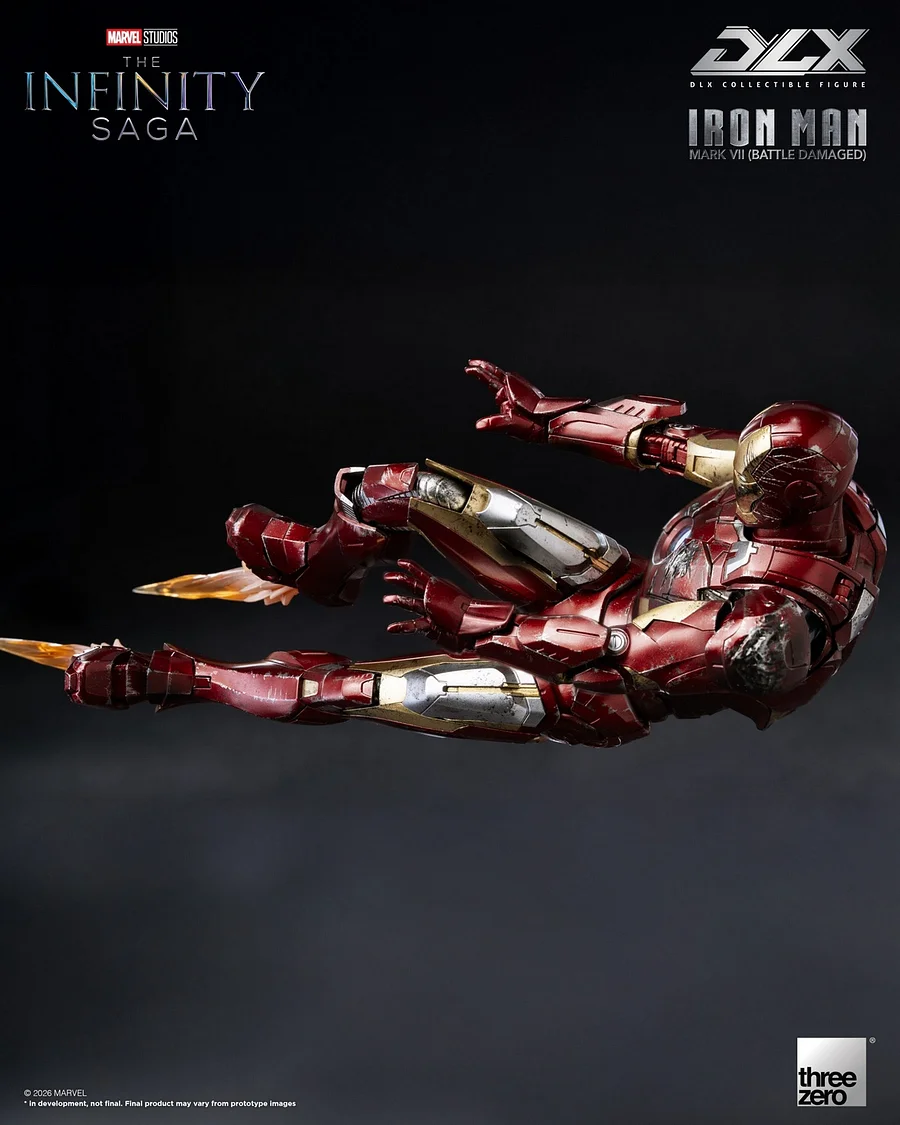 Threezero - Marvel Studios: The Infinity Saga DLX Iron Man Mark 7 (Battle Damaged) 3Z09690C0 Licensed