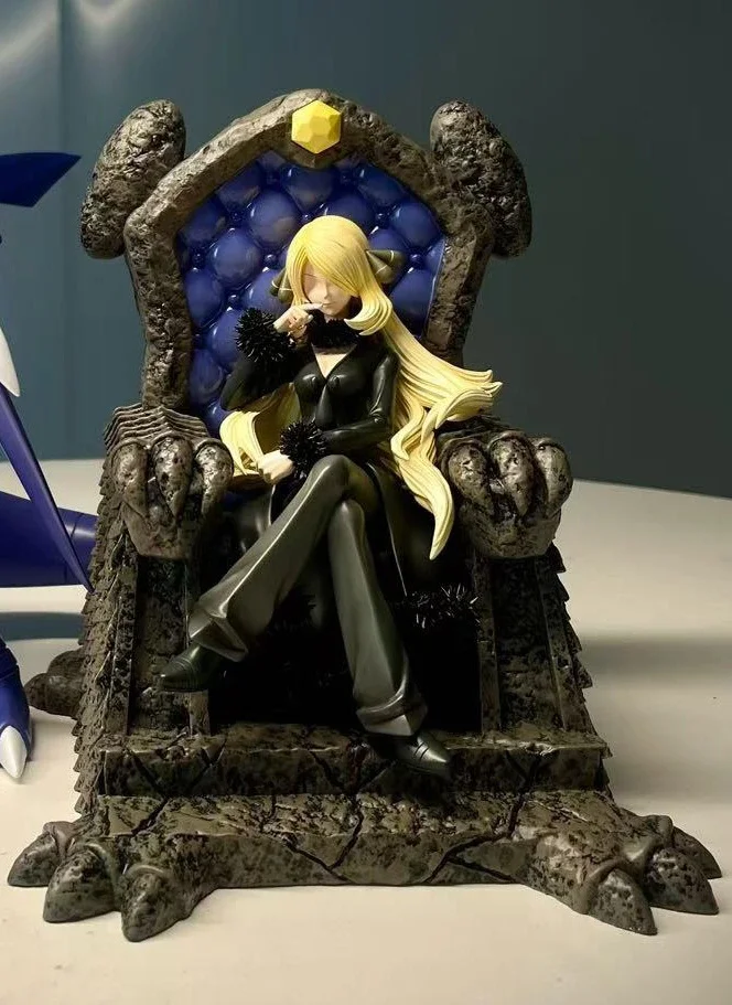  Pokemon 1/10 Throne Cynthia & Garchomp Statue (GK) - Han Han Studio