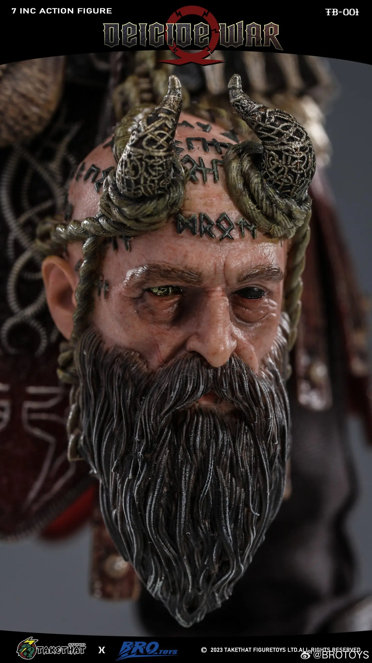 God of War Kratos ACTION FIGURE DEICIDE WAR DELUXE EDITION TB001 -Brotoys Studio & TAKETHAT Studio