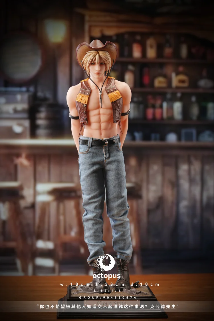 Final Fantasy 7 1/6 Scale Cloud Strife Statue GK (Adult 18+), OCTOPUS Studio, Pre-sale