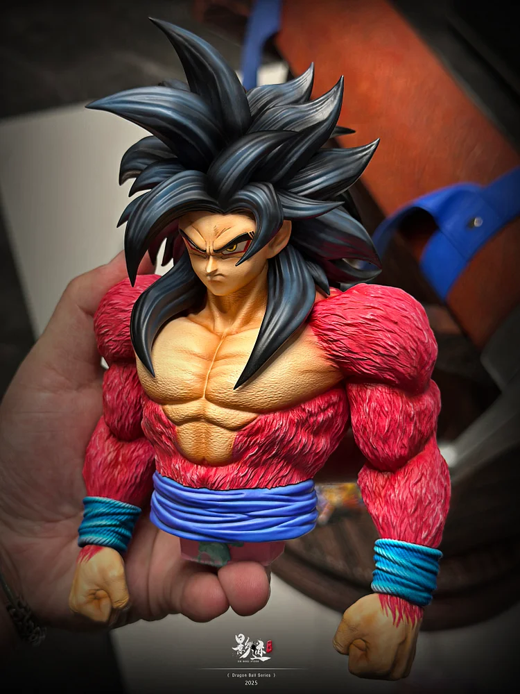 Dragon Ball Character Series 021 Super Saiyan 4 Son Goku 1/6 and 1/4 Statue (GK) -Dim Studio