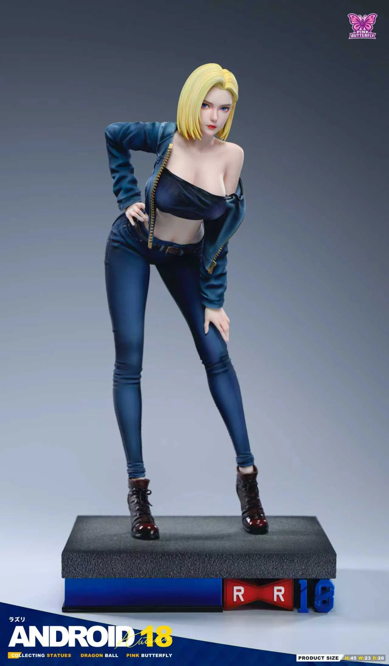 PINK BUTTERFLY Studio - Dragon Ball Android 18 1/4 Statue(GK)