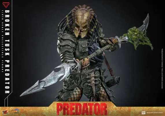 HOTTOYS - Comic Masterpiece Predator 1/6 Broken Tusk Predator CMS029 (Licensed)Statue 