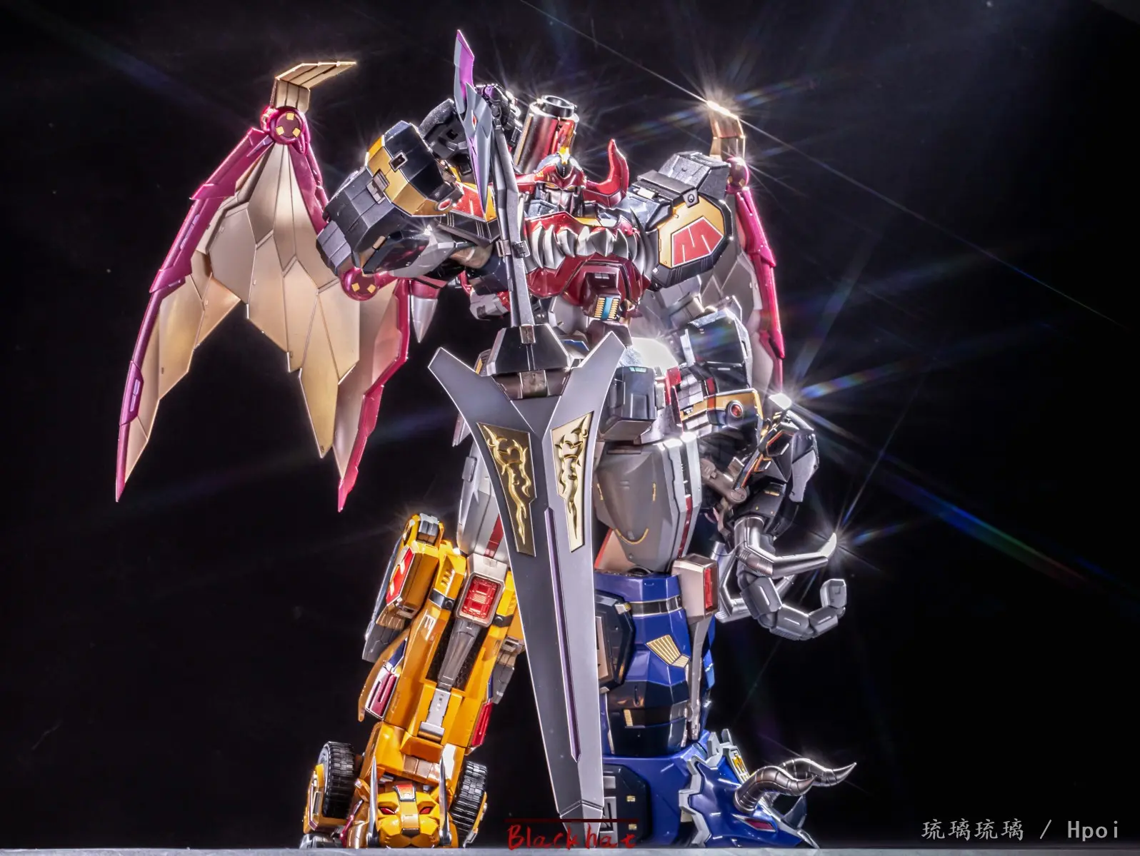 Flametoys Studio & Sentinel Studio - GO! KARA KURI Combine Dino Megazord (Licensed) Statue(GK)
