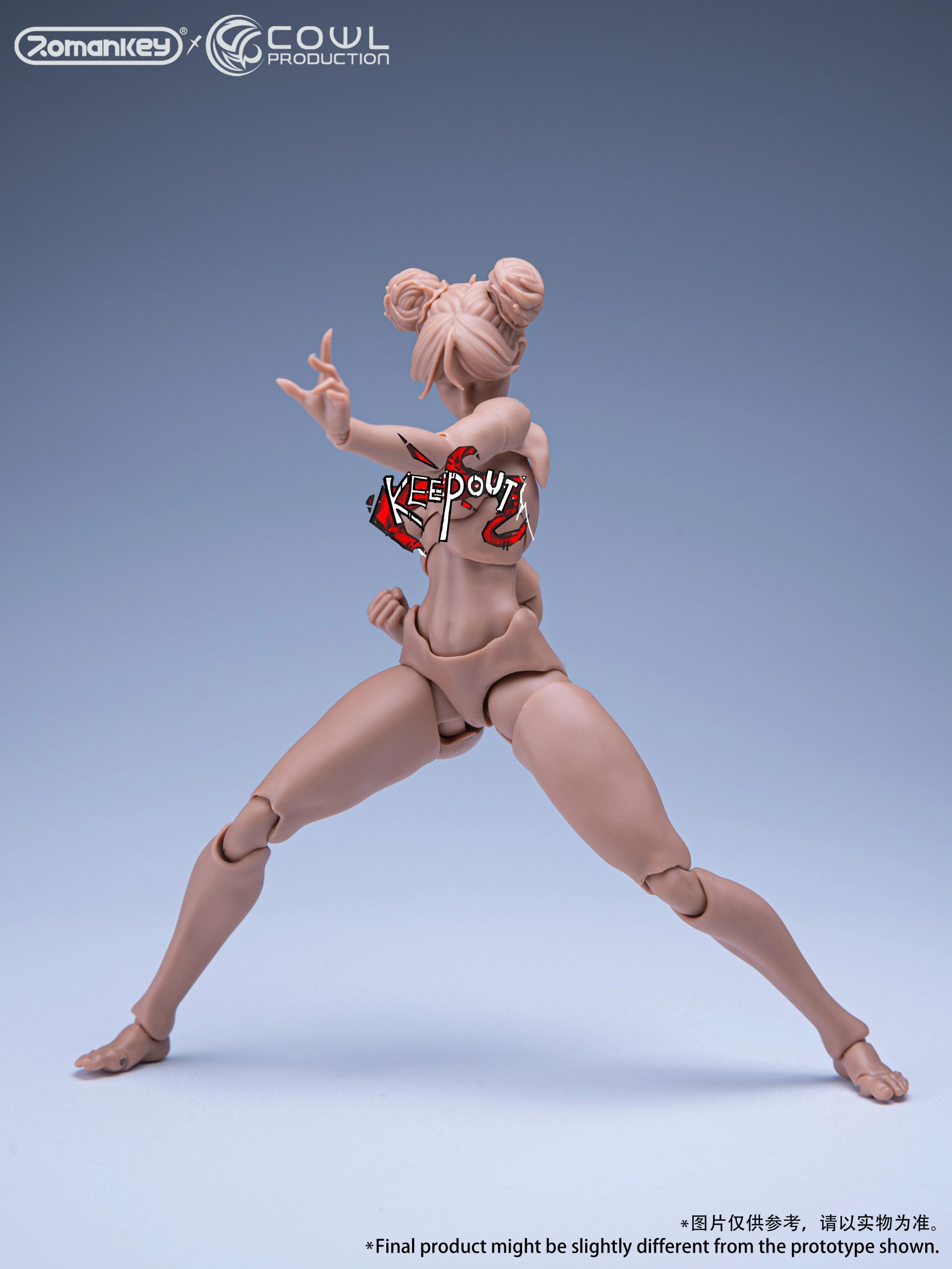 1/12 Scale Highly Articulated Female Body Reissue (Licensed) Statue (GK) -Romankey Studio