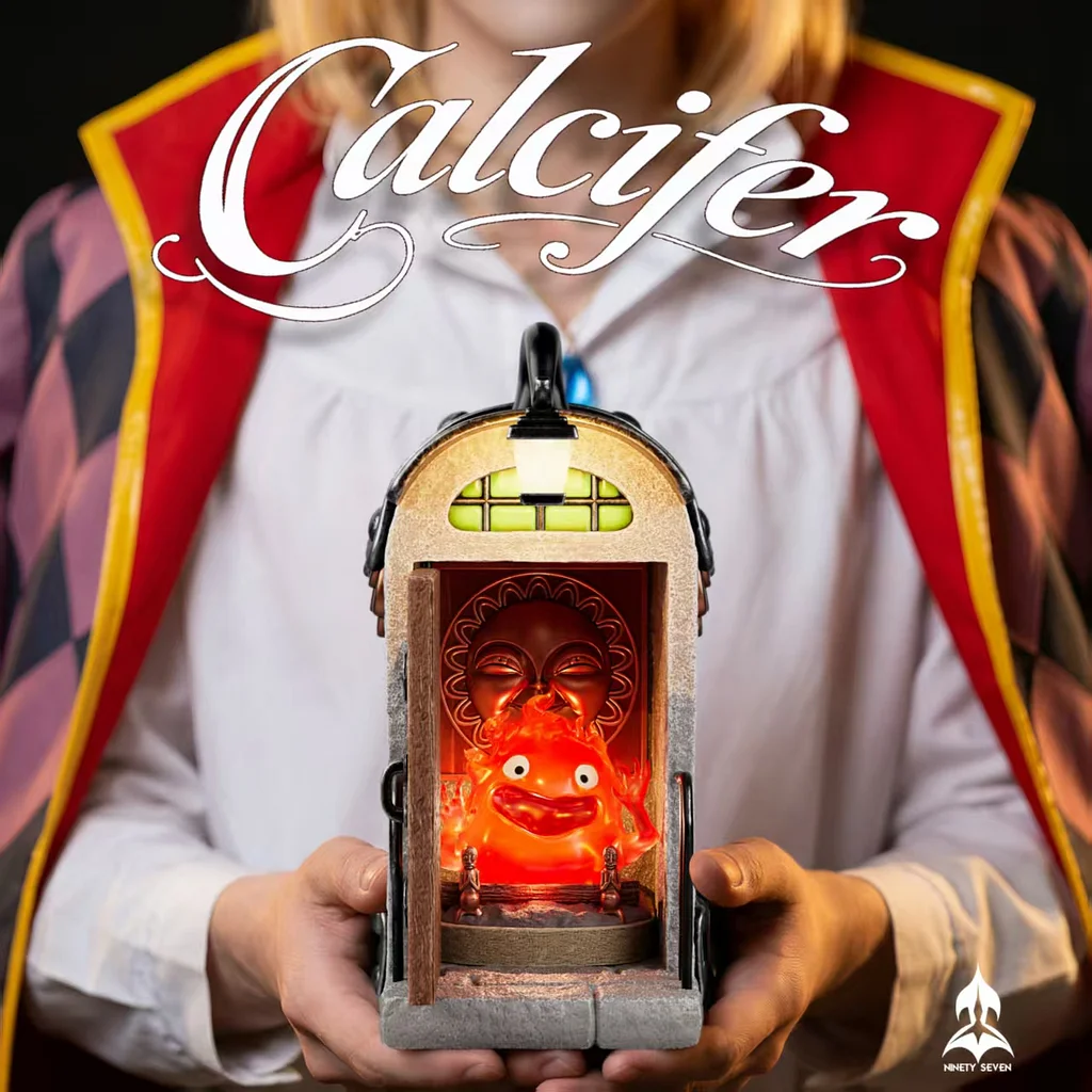NINETY SEVEN Studio - Calcifer in the Room Howl's Moving Castle Statue 