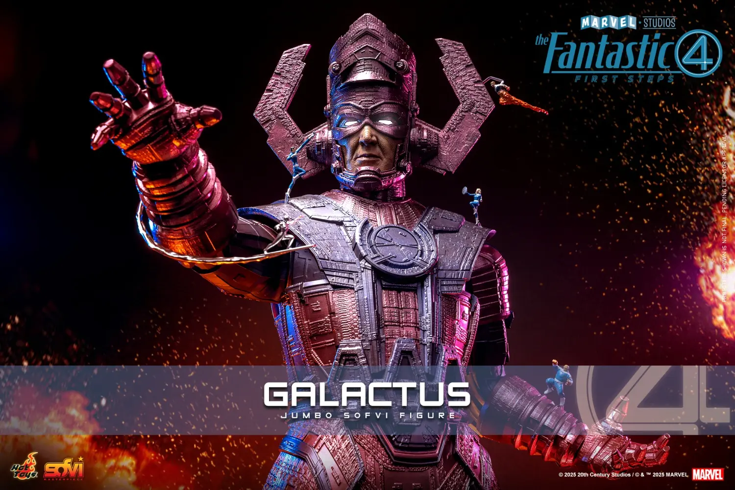Hottoys - The Fantastic Four: First Steps Galactus Jumbo Sofvi Figure & The Thing SMS001J MMS813 (Licensed)1/6 Statue(GK)