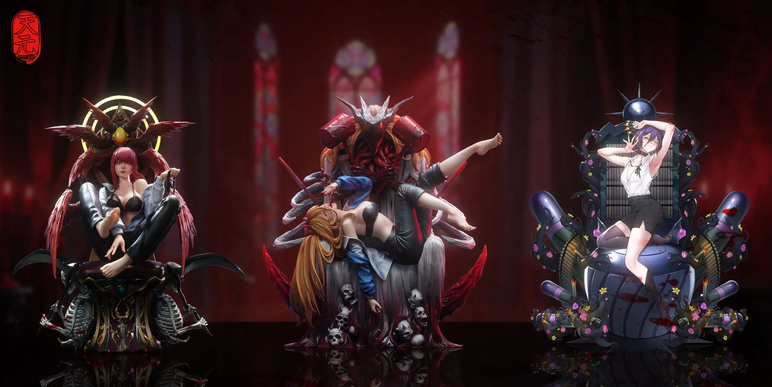 Tian Yuan Studio - Chainsaw Man Goddess Series Power Statue 