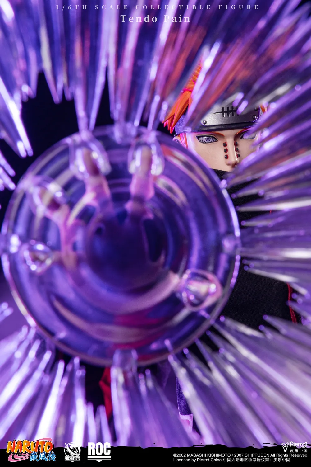 ROCKETTOYS Studio - Naruto Shippuden Tendo Pain  Action Figure ROC-013 Licensed