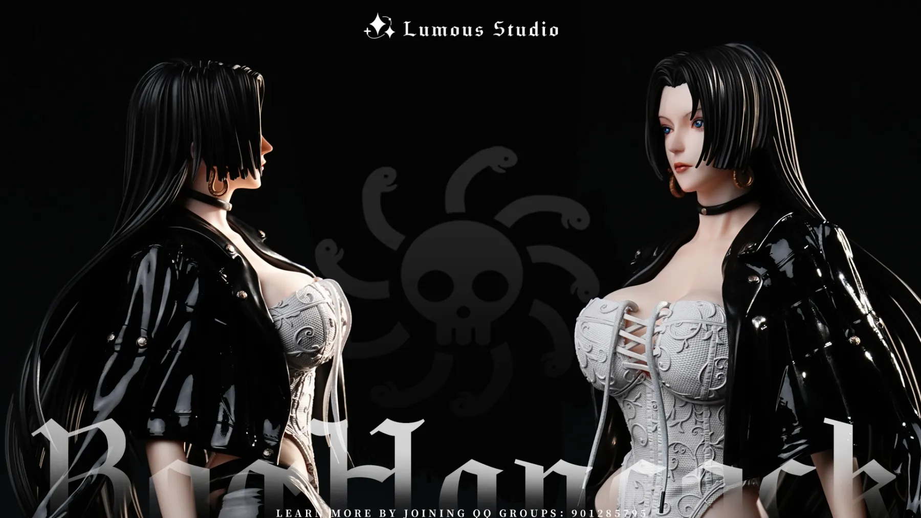 ONE PIECE Casual Suit Ver. Boa Hancock 1/4 Scale Statue(GK) (Adult 18+)-Lumous Studio 