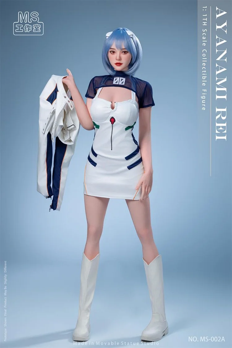 Neon Genesis Evangelion Realistic Anime 01 Rei Ayanami Fan Version MS-002A 1:1 Scale Life-Size Model, Statue GK, Pre-sale-KWII-GK