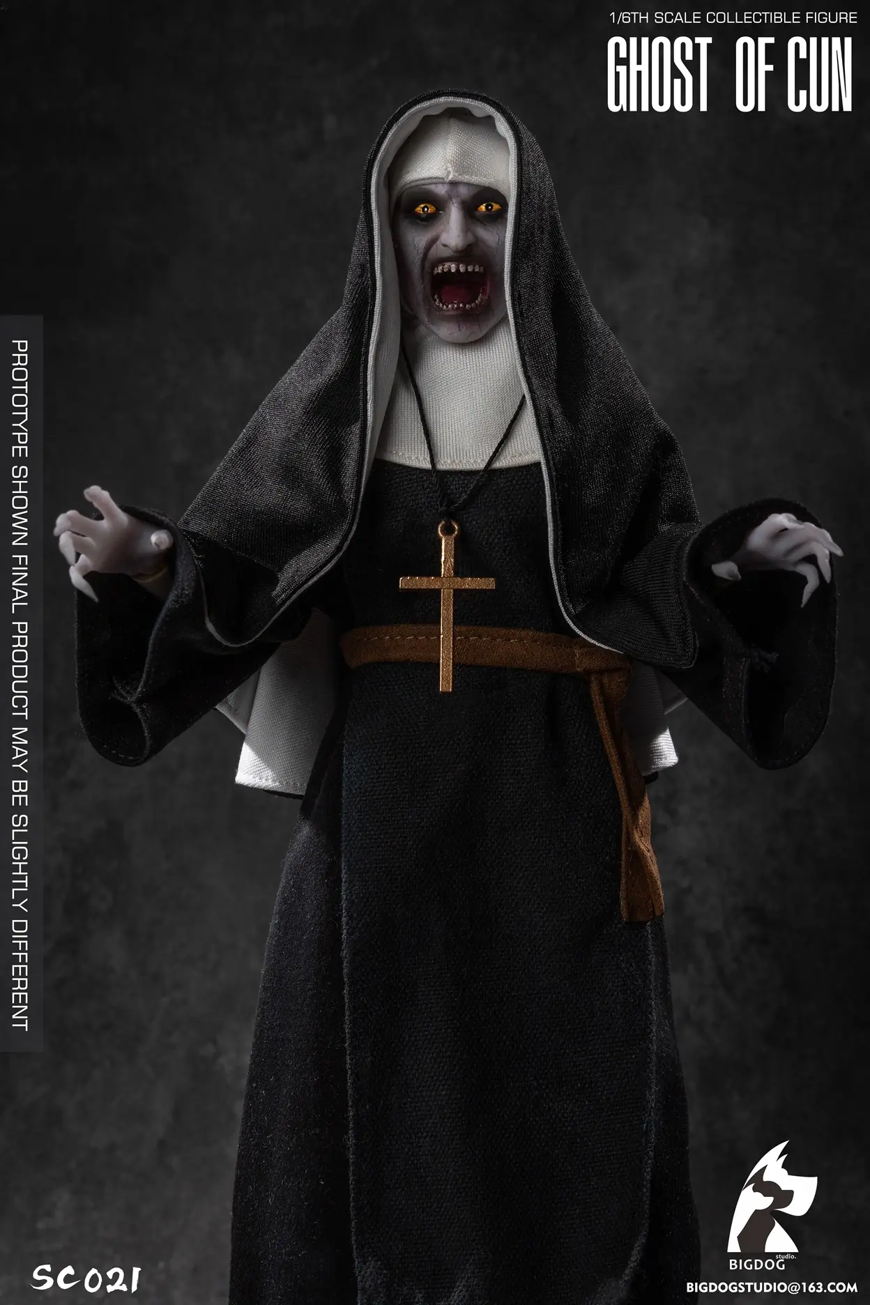 BIGDOG Studio - 1/6 Ghost of Cun SC021 Action Figure The Nun 