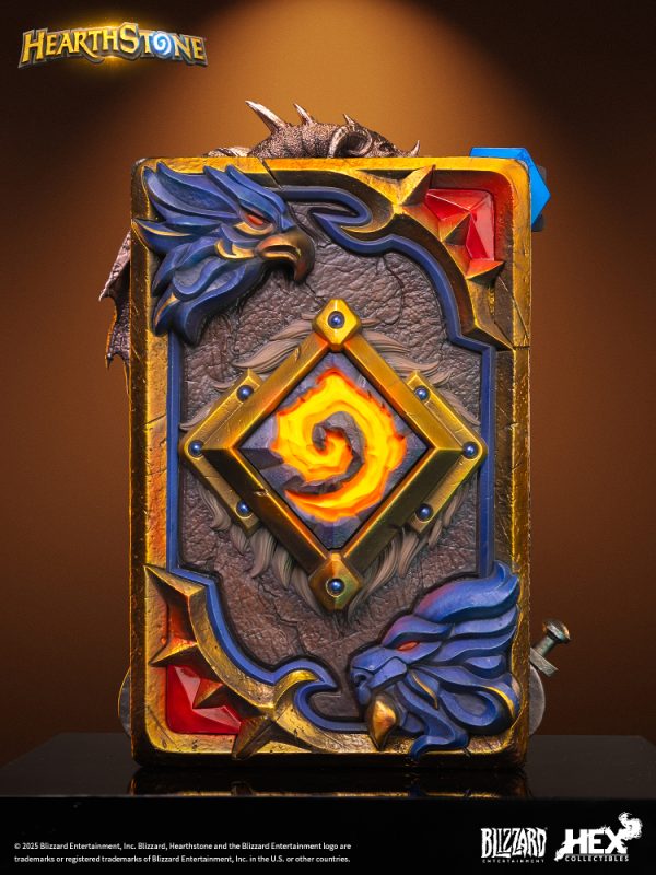 Hearthstone Varian Wrynn Legendary Card Art Statue HEXFRAME02 (Licensed)Statue(GK) -HEX Collectibles & Blizzard Entertainment -KWII-GK