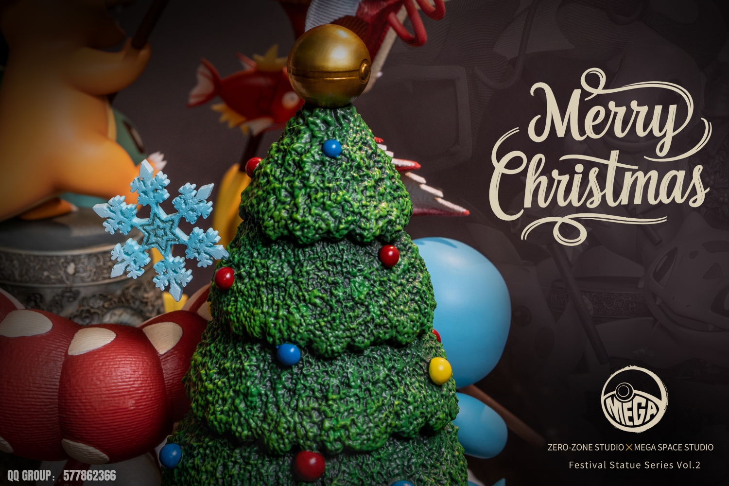 [Pre-sale] Pokémon Scene Series 1 and 2: "New Year and Christmas" [Size] H23cm X L21cm X W18cm (GK)