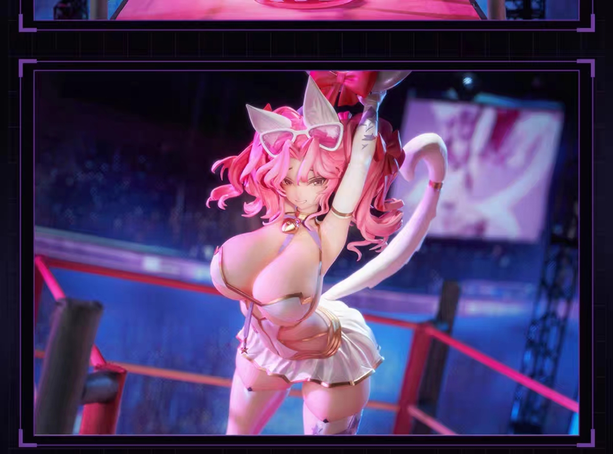 Mianmian Meow Wrestler Casey, 1/6GK, (Adult 18+), Pre-sale