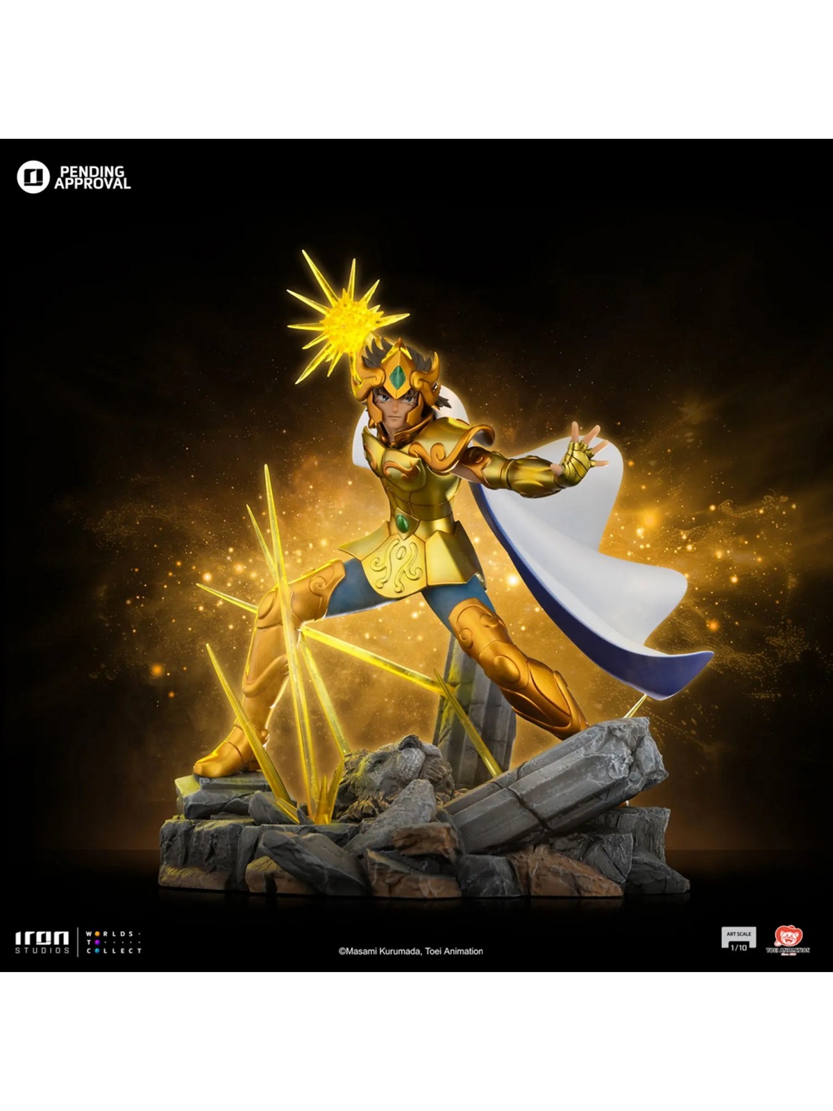 Iron Studio - Leo Aiolia Statue - Saint Seiya - Art Scale 1/10 - GK, Pre-sale
