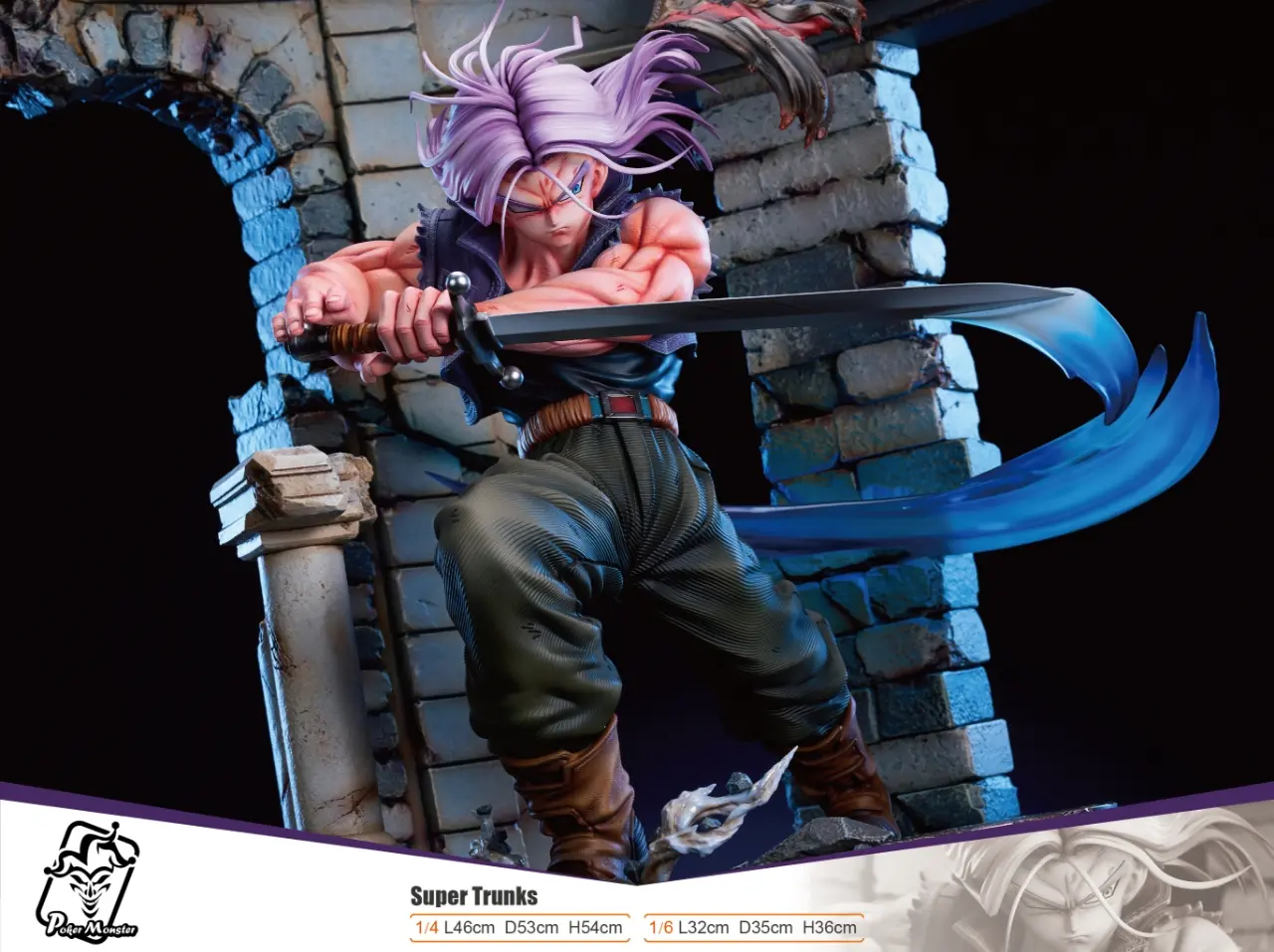 Poker Monster Studio - Dragon Ball Super Trunks Statue(GK)