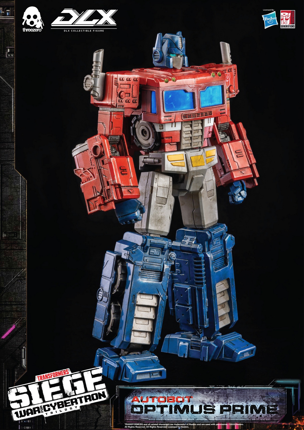 Threezero 10-inch Transformers War for Cybertron DLX Optimus Prime 14+ GK Pre-sale